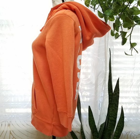 VS PINK Peace University Sweatshirt Hoodie Size M - Picture 4 of 5